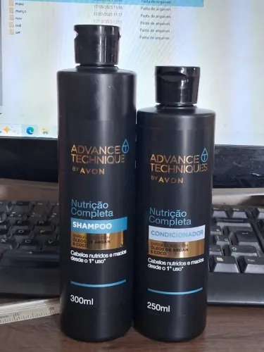 Kit Nutrição Completa enriquecido com óleos de argan & coco Avon novo por R$ 35,00 (o kit)