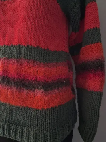 Blusa de tricô feito a mão tam m