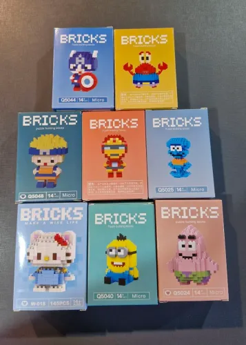 Lote Mini Blocos Montar - Estilo LEGO