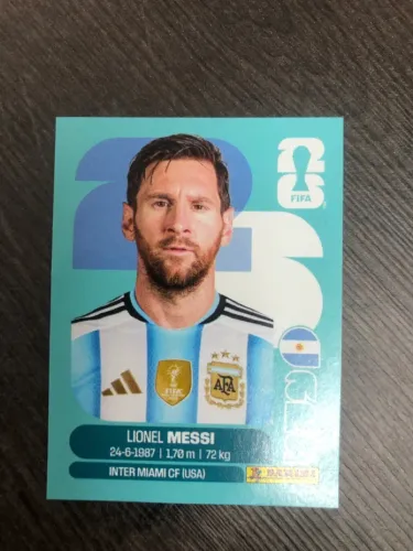 Figurinha da copa 2026 messi