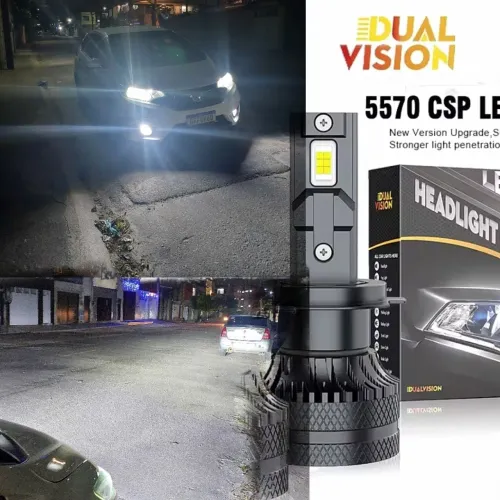 Kit Farol LED H11 - 600% Mais Brilho - 50.000LM 6000K <br>600% Mais Brilho - 50.000LM