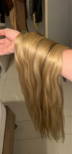Mega Hair Cabelo Humano Loiro Ondulado na Fita - 110g | 45-50cm