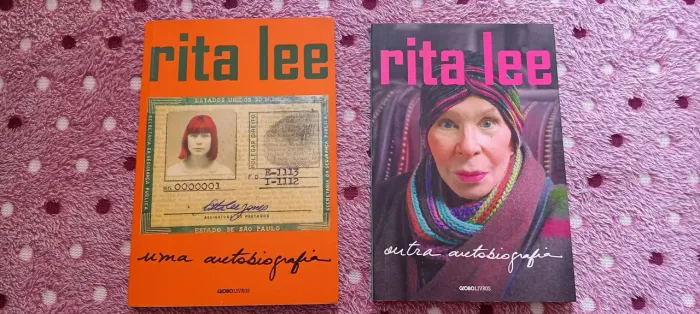 VENDO 2 LIVROS BIOGRAFIAS NOVOS DA RITA LEE.