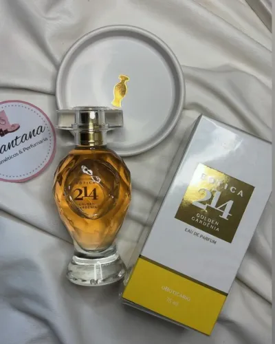Perfum botica 214/ golden gardênia Fragrância floriental ambarada Valor:225$