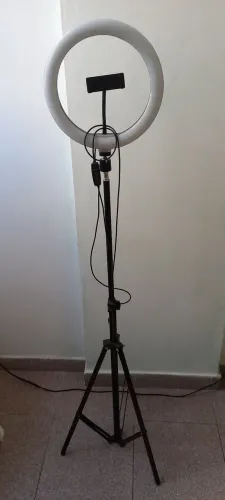 Luminária 3 estágios bca/fria/amarel tripea