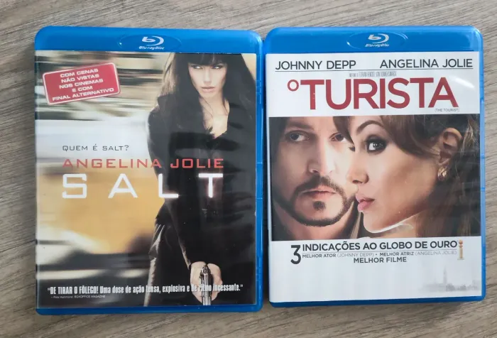 Blu Ray O Turista e Salt coleção Angelina Jolie