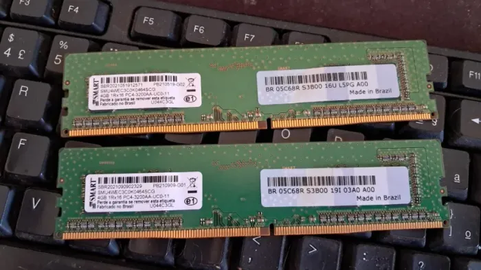8 GB ddr4 4+4 Smart 3200
