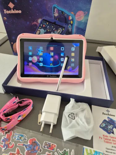 Tablet infantil Astronauta capa Rosa 128GB 6GB RAM ORIGINAL 