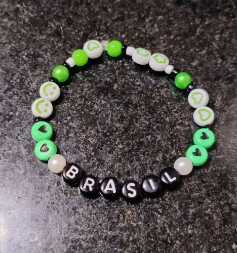 pulseira de miçangas brasilll