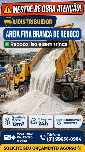 Mestre de Obras atenção ? Areia de Fingir