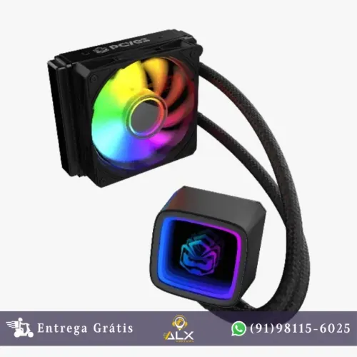 Water Cooler Tundra Black Vulcan Argb 120mm Pcyes - Wctbk120 *ENTREGA GRÁTIS*