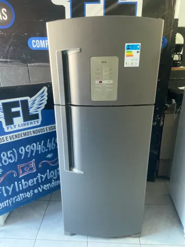 GELADEIRA BRASTEMP ATIVE INOX FROST FREE 430 LITROS 