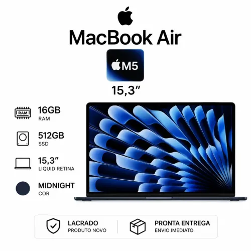 MacBook Air M5 15 polegadas NOVO