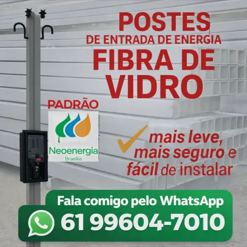 POSTE MONOFÁSICO NEOENERGIA - 5 ou 7 metros