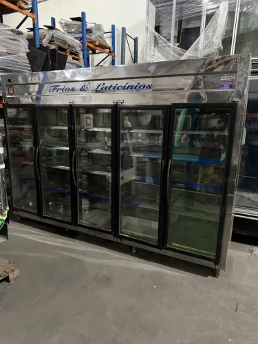 Expositor 5 portas todo inox