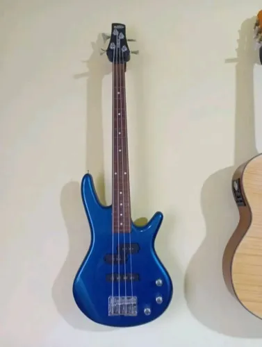 Baixo Ibanez GSRM20 micro Azul (escala curta) + case