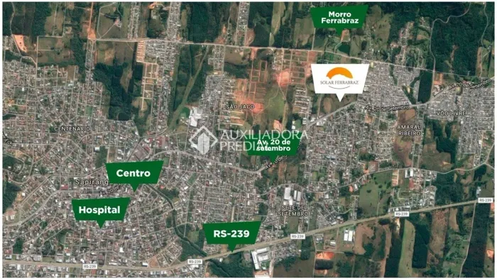 Terreno a venda em Sapiranga na Avenida 20 de Setembro no Loteamento Solar Ferrabraz