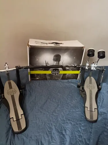 Pedal duplo mapex p600tw corrente dupla