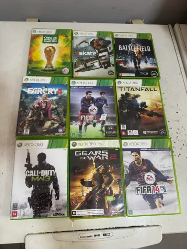 LOTE DE 9 JOGOS DE XBOX 360 ORIGINAIS(ENVIO OLX PAY)