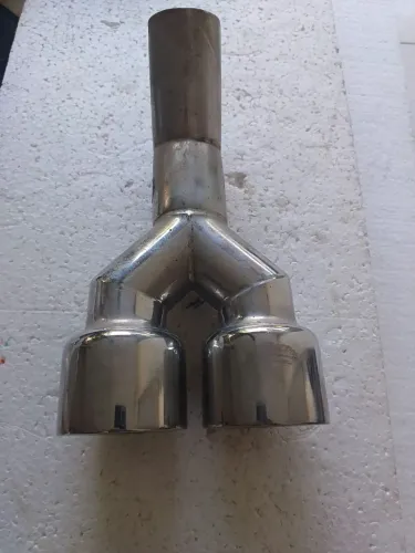 Ponteira Escapamento Inox Dupla Onix