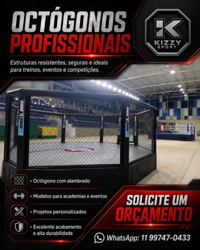 Octógonos Profissionais para MMA | Kizzysport