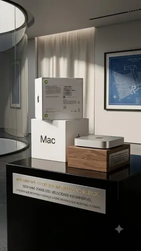 Mac Mini M4 - 16gb RAM/256gb (NOVO/CAIXA LACRADA)