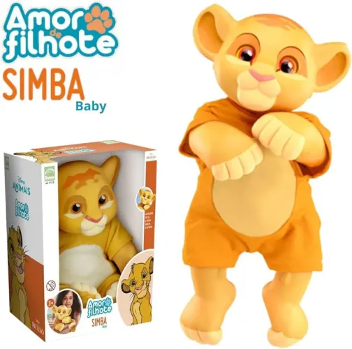 Pelúcia Coleção Amor De Filhote - Simba Baby - Roma Jensen 37,5 cm 