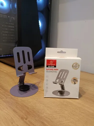 Suporte para celular de mesa