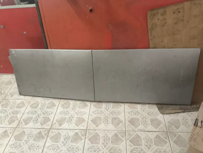 Lote Chapas de Inox - Tampo de Mesa, Balcão e Acabamento (4 Peças)