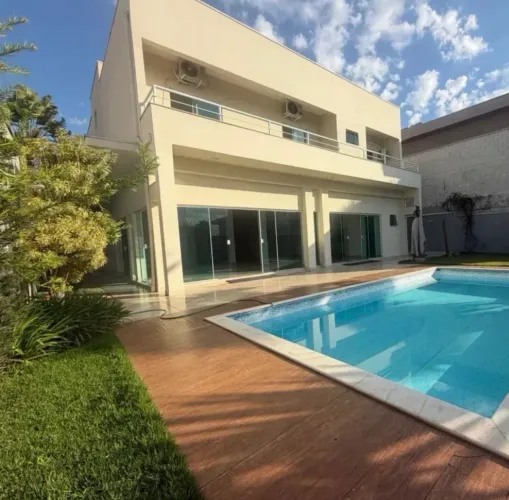 Casa alto padrao 4 suites condominio luxo completo, 400m2, armarios e ar condicionado