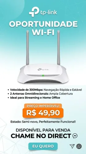 Roteador tp-link Oportunidade