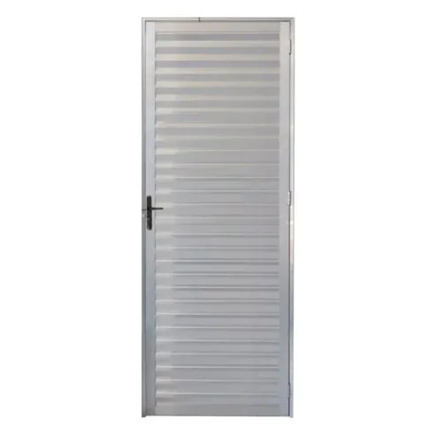 Porta em alumínio veneziana 0,60cm