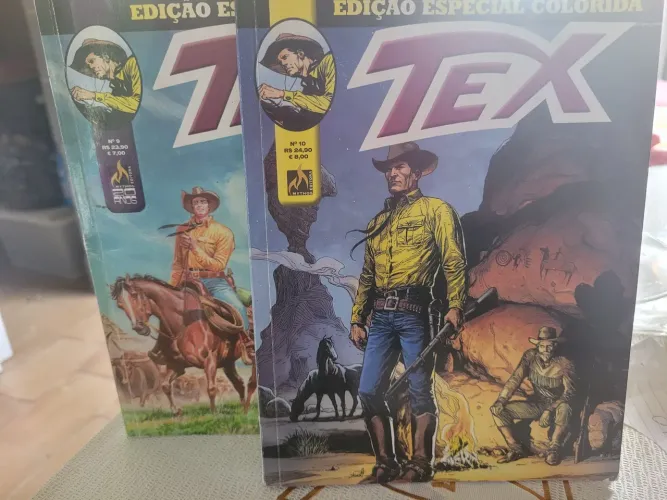 Lote HQ Tex Edição Colorida: Volumes 09, 10, 14, 15 e 16 (5 Gibis)