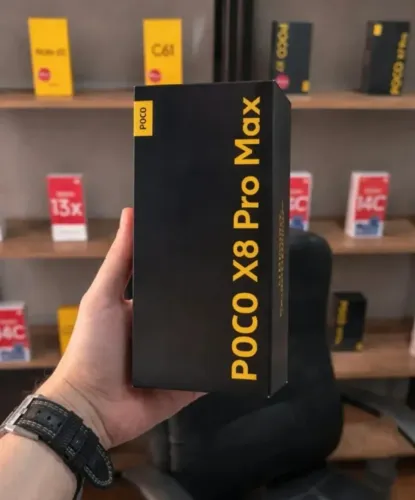 Xiaomi Poco X8 Pro Max 5G 12Ram 512GB RAM Tela AMOLED 120Hz Bateria