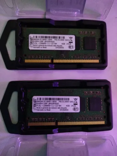 Kit memória ram DDR3 - 8G (2x4g) - notebook