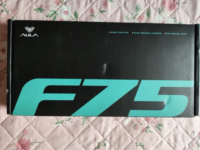 Teclado Mecânico Aula F75 Wireless RGB | Bluetooth + 2.4G + USB | Completo