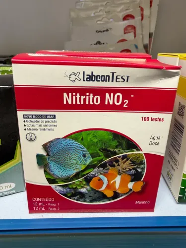 Testes de água de aquário
