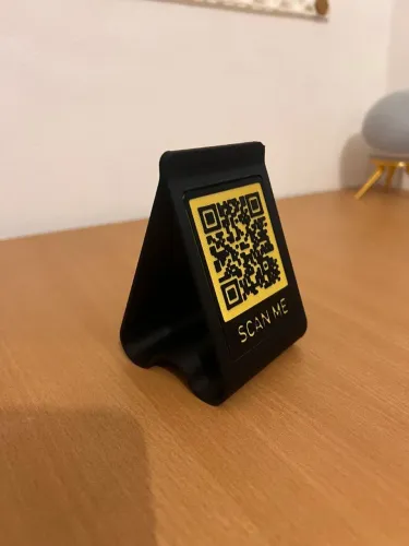 QR code personalizado para sua empresa impresso em 3D