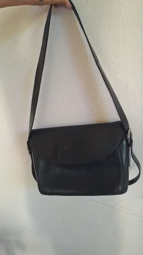 Bolsa da Datelli de couro (Preta)