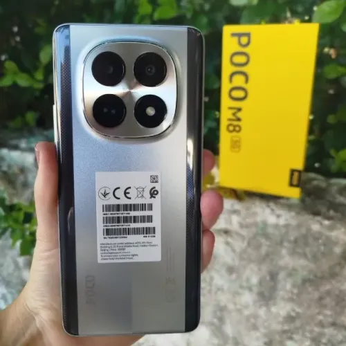 POCO M8 5G 512GB 8GB RAM Grande armazenamento para jogos e aplicativos 