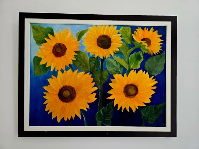 Quadro tinta acrílica 