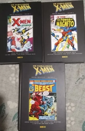 Edição Definitiva X-Men 1, 2 e 4