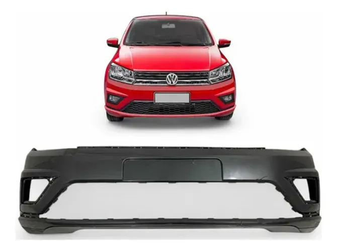 Parachoque Dianteiro Volkswagen Gol Voyage G7 G8 2017 A 2022 Cinza