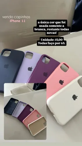 VENDO CAPINHAS NOVAS DO IPHONE 11