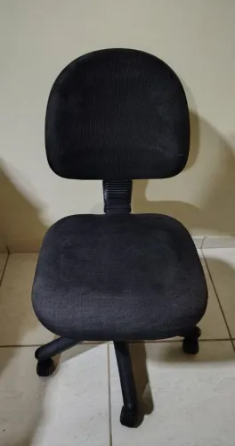 Cadeira Giratoria Secretaria sem braço preto