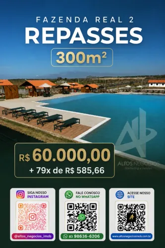 Lote no Fazenda Real 2 - 300m² e Excelente Localização