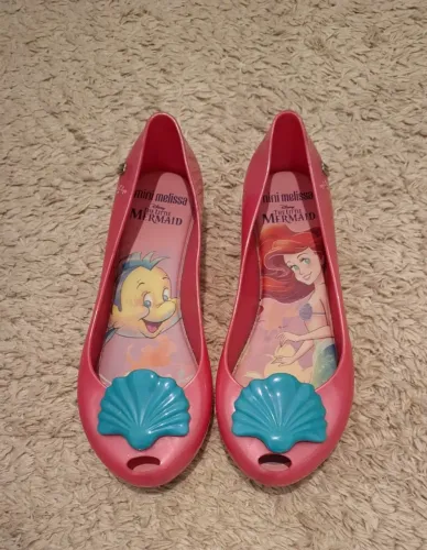Mini Melissa Ariel/A pequena sereia Disney Original Tamanho 33