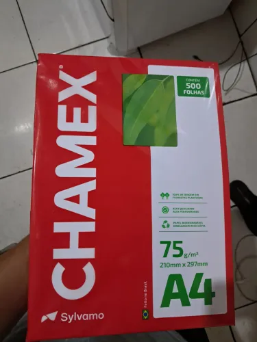 Papel sulfito branco a4 500 folhas