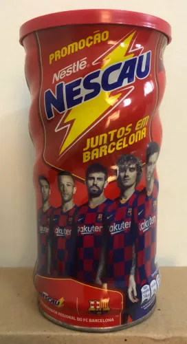 Lata Colecionável Nescau Promoção ?Juntos em Barcelona? 2019
