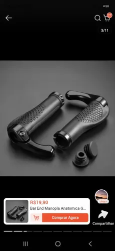 Manopla, ( punho ) manete, BIKE